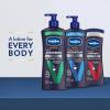 imageVaseline Men Cooling Hydration 3in1 4 Pack for Dry Skin Face Hands ampamp Body Lotion for Men with Menthol ampamp UltraHydrating Lipids 203 ozFragranced
