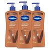 imageVaseline Intensive Care Body Lotion Cocoa Radiant 3 count for Dry Skin Lotion Made with UltraHydrating Lipids and Pure Cocoa Butter for a LongLasting Radiant Glow 203 Oz203 Fl Oz Pack of 3