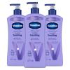 imageVaseline Intensive Care Calm Healing Body Lotion 4 Count for Dry Skin Lotion Made with UltraHydrating Lipids and Lavender Extract to Heal and Restore Dry Skin 203 Oz203 Fl Oz Pack of 3