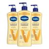 imageVaseline Intensive Care Nourishing Moisture Body Lotion 3 Pk Made with UltraHydrating Lipids  Pure Oat Extract for Dry Skin for Nourished HealthyLooking Skin 203 oz203 Fl Oz Pack of 3