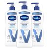 imageVaseline Intensive Care Unscented Advanced Repair Body Lotion  UltraHydrating with Lipids for Extremely Dry Skin 203 oz Pack of 3Unscented
