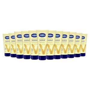 imageVaseline Intensive Care Nourishing Moisture Body Lotion 3 Pk Made with UltraHydrating Lipids  Pure Oat Extract for Dry Skin for Nourished HealthyLooking Skin 203 oz34 Fl Oz Pack of 12