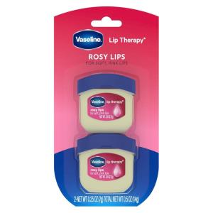 imageVaseline Lip Therapy Lip Balm Mini 2 Pack Rosy 025 oz
