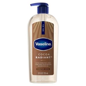 imageVaseline Intensive Care Cocoa Radiant Body Gel Oil with 100 Pure Cocoa Butter 12 oz