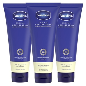 image:imageVaseline Original Healing Jelly 3 Pack White Petrolatum Skin Protectant for MessFree Moisturizing OntheGo with 3x Purified Purity Guaranteed Formula 68 oz68 Ounce Pack of 3